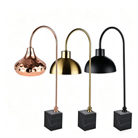 Lampe chauffante de buffet à tête unique en marbre, lampe chauffante pour friture et grillades pour hôtels et restaurants, lampe chauffante pour la cuisson des aliments