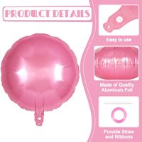 Ballons métalliques brillants de luxe de 18 pouces, ballons en mylar brillants de couleurs assorties pour la décoration de fête de grand ouverture