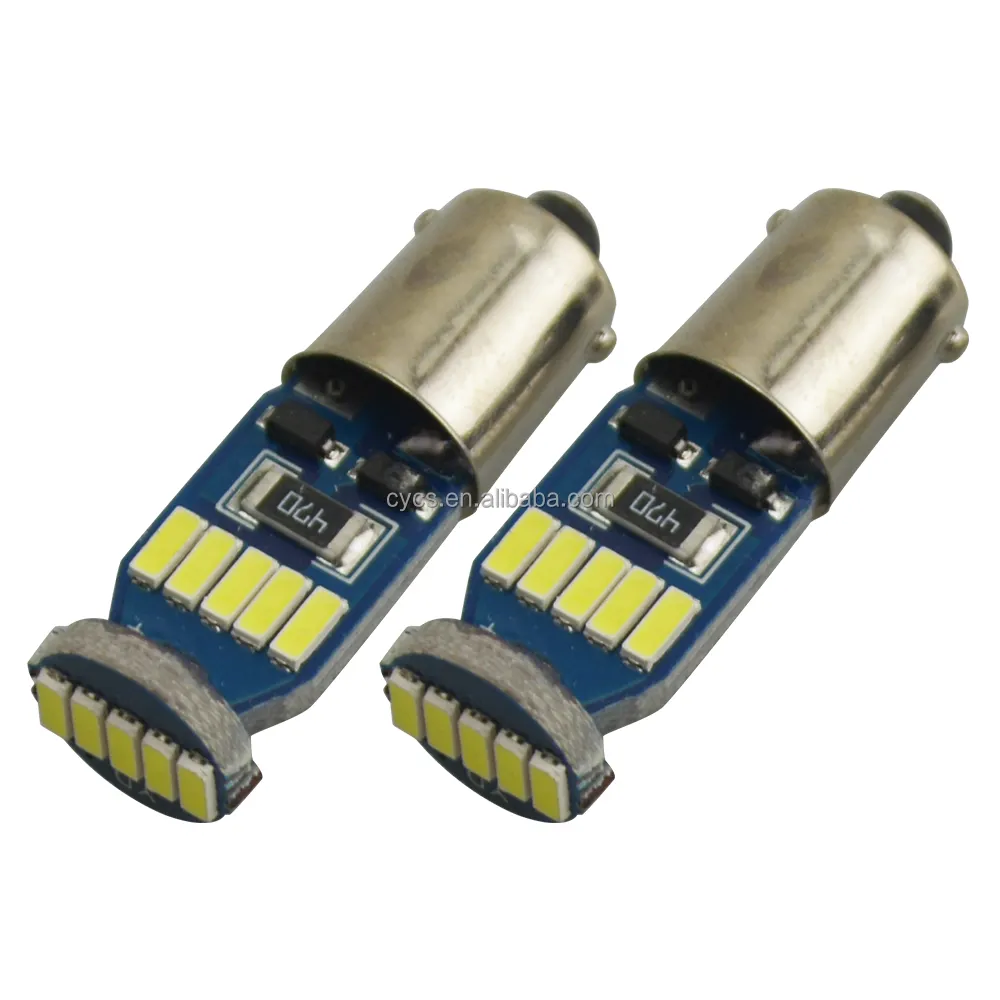 فائق السطوع 15SMD BAX9S BAY9S BA9S ba9s BA9S ba9s BA9S مصباح إضاءة ليد مصباح داخلي للسيارة مصباح قراءة DC 12V