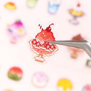 Autocollants 3D miniatures SIMNO pour la thérapie anti-stress des adultes, pour passer le temps, avec motifs de supermarchés et de paysages - Product Image 5