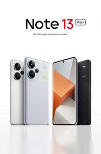 โน้ต 13 โปร พลัส 5G ความจุ 16+512GB หน้าจอ 6.7 นิ้ว ระบบปฏิบัติการแอนดรอยด์ 14 ชิปประมวลผล Dimensity 7200-Ultra Octa Core รองรับซิมคู่ คุณสมบัติสำหรับเล่นเกมบนมือถือ - Product Image 1