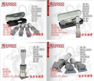 Đầu Có Thể Thay Đổi Ngày Tem Máy Văn Phòng Chương 53 * * Mm Tam Giác Tem Máy Làm Không Gỉ Và Cao Su Nhựa - Product Image 2