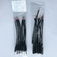 Remplacement de prise jack femelle 3,5 mm vers fil nu à extrémité ouverte TS 2 pôles mono 1/8 pouces 3,5 mm, connecteur de câble audio pour réparation