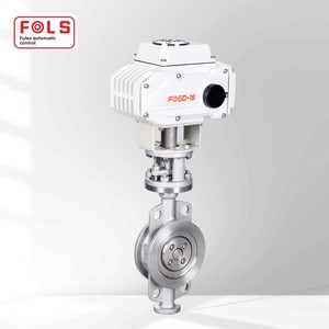 Vanne papillon électrique à opercule, modèle FLD971H-16P, tout en acier inoxydable, joint rigide, haute température, pour la lutte contre les incendies et l'industrie - Product Image 2