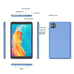 2024 Tốt Nhất Người Bán 8 ''Android Tablet PC Trẻ Em Mới Quad Core Bộ Vi Xử Lý 4G Mạng 64G RAM + ROM G + G 2.5D Cảm Ứng Bảng Điều Chỉnh Hỗ Trợ Wifi 6 - Product Image 2