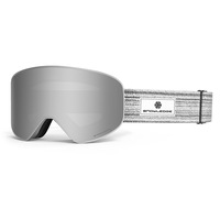 Masque de ski à dégagement rapide avec design plein cadre et verres interchangeables pour usage professionnel