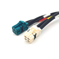 Kabel Rakitan TE Tipe 4-in-1 MINI FAKRA Kode Z Female ke Kode B Female GMSL untuk Kamera Otomotif