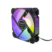 MANMU Ventilateur de refroidissement Rgb Cooler Pc Computer Rgb Controller Pc Fan Radiator 120mm 6Pin Pc Case Cooling Fan