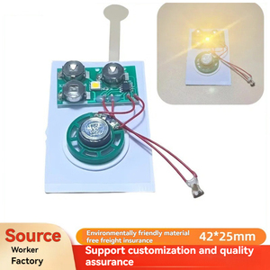Tùy chỉnh ánh sáng-nhạy cảm 3D thiệp chúc mừng với âm nhạc cơ chế <span class=keywords><strong>LED</strong></span> mô-đun mở nắp ánh sáng sẽ lần lượt chơi bán buôn Hộp quà tặng - Product Image 2