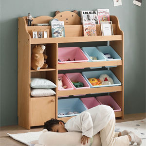 Thiết kế mới bán buôn đa chức năng nhiều màu sắc phát hiện dày trẻ em Đồ chơi lưu trữ hộp trở lại trường học - Product Image 3