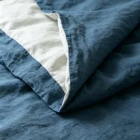 Parure de lit 100 % lin français lavé à la pierre, luxe doux certifié OEKO-TEX, draps de lit très grand format, directement de l'usine