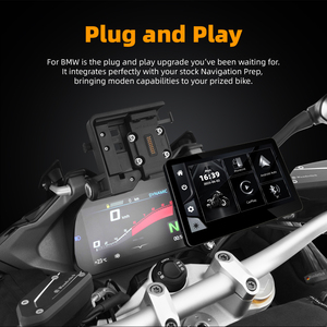 Pour <span class=keywords><strong>moto</strong></span> <span class=keywords><strong>BMW</strong></span>, CarPlay sans fil 6,2 pouces, Android Auto pour <span class=keywords><strong>BMW</strong></span> R1200GS R1250GS ADV, navigation numérique sur tableau de bord - Product Image 3