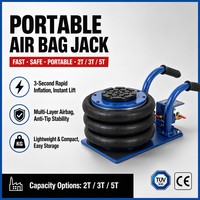 Cric pneumatique gonflable de 5 tonnes pour levage de voiture, idéal pour SUV et garage