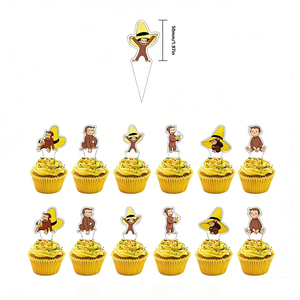 Set de Decoraciones para Fiesta de Cumpleaños de George, Incluye Pancarta, Adorno para Pastel, Globos, Guirnaldas y Espirales Colgantes para Niños y Niñas - Product Image 5