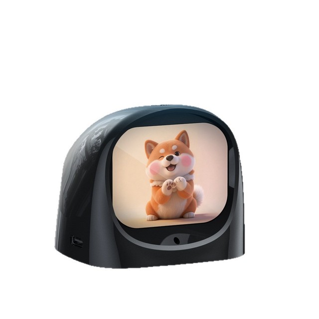 Intelligent AI Robot ABS Material Car Decoration Toy Electronic Pet Companion Emotional Expression Chat Interactive