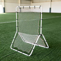 Récepteur de ballon de football à cadre métallique robuste, 4 directions, filet de rebond, montage facile, pour jeunes, entraînement de tir et de passe, Vance Sports