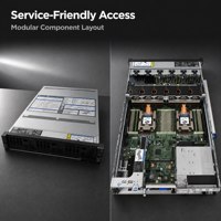 Serveur en rack 2U ThinkSystem SR665V3 SR645V3 SR675V3 avec processeur AMD 9004/9005