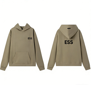 Sudadera con Capucha Extra Grande para Hombre, Diseño Personalizado <span class=keywords><strong>ESSA</strong></span>, Marca de Algodón, Bordado R, Sudadera Lisa para Hombre - Product Image 3