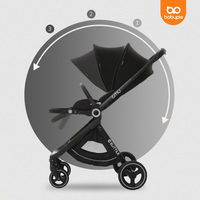 Poussette bébé 3 en 1 à rotation 360°, très vendue en 2024, avec siège auto, poussette de luxe pour nouveau-né
