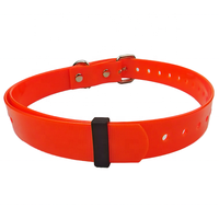 Collier pour chien en TPU de luxe de haute qualité, durable, découpé au laser, motif uni, personnalisé, compatible avec les dispositifs GPS Garmin, fabrication moderne