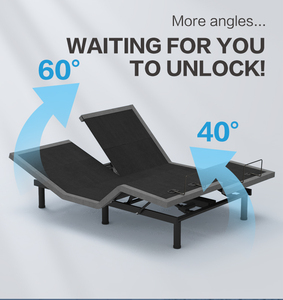 Dreamotion OEM ODM Vua Nữ Hoàng Kích Thước Đầu Và Chân Chia Điều Khiển Thông Minh Có Thể Điều Chỉnh Giường Cơ Sở Cho Người Cao Niên - Product Image 6