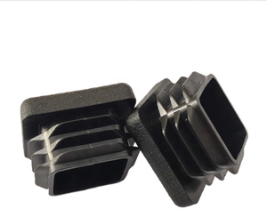 Insert de <span class=keywords><strong>Tube</strong></span> en LDPE en plastique côtelé <span class=keywords><strong>25X25</strong></span> <span class=keywords><strong>bouchon</strong></span> d'extrémité de raccord de tuyau <span class=keywords><strong>carré</strong></span> pour meubles <span class=keywords><strong>Tube</strong></span> signe-poteau clôtures Push in pieds - Product Image 3