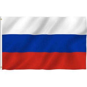 BOLISI 3X5ft polyester double sided Russian Federation flag 90x150 cm Russia flag