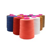 Fil chenille polyester blanc blanchi de haute qualité pour textiles et couture, fil de fermeture de sacs, OEM accepté