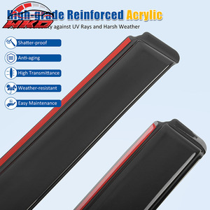 Pare-soleil en acrylique pour Toyota Highlander 01-07, déflecteur de pluie et de soleil intégré au canal - Product Image 5