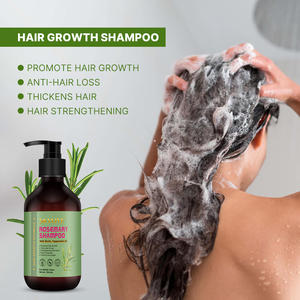 Vente en gros de cheveux d'huile de ricin noire biologique Natrual Ensemble de shampoing pour le renforcement des cheveux Miele Romarin Menthe Produits de croissance des cheveux - Product Image 5