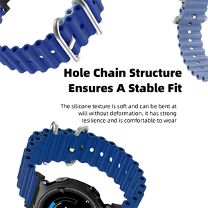 <span class=keywords><strong>Correa</strong></span> de Repuesto para Reloj Inteligente <span class=keywords><strong>Garmin</strong></span> <span class=keywords><strong>235</strong></span>, Estilo Ola Oceánica, Transpirable, Suave, Duradera, Ligera, de Silicona, con Liberación Rápida - Product Image 4