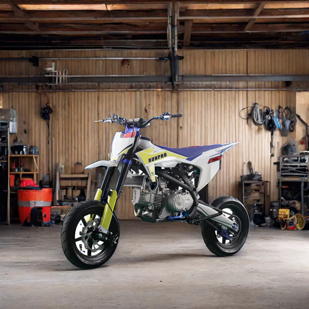 190 cc motard supermoto benzin-motorrad elektrostarter dirtbike 12-zoll auf-straßennäher für erwachsene