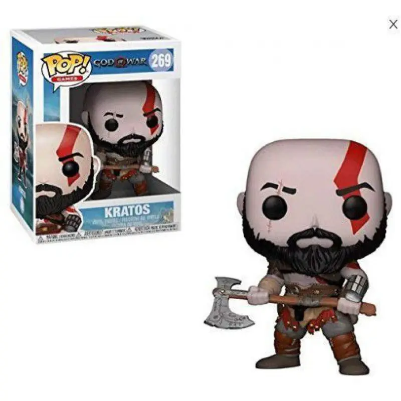 Pop Action Figure #269 #154 Kratos God of War Collectible Model Toys 10cm Pop Kratos God Of War