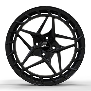 Jantes en alliage forgé noir personnalisées en usine pour <span class=keywords><strong>Peugeot</strong></span> 18x8 pouces, jantes de voiture 4x108 T6061-T6 en aluminium pour voitures particulières # JM7292 - Product Image 2