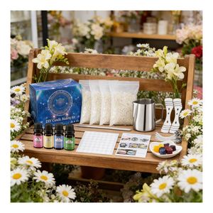Natural Wax <b>Candle</b> Gift Set Premium Jar Packaging for Home Styling Wedding Boutique Collection Showcase Display - Product Image 4