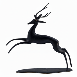 รูปปั้นสัตว์เหล็กดีไซน์โบราณอันทันสมัยหรูหรางานโลหะทำมือสำหรับการตกแต่งสวนและบ้านแบบดั้งเดิม - Product Image 1