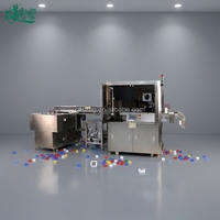 Machine de codage laser UV automatique pour bouchons de biberons, avec inspection par vision OCR, collecte de données, système de rejet et refroidissement par eau en ligne