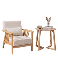 Massivholz Sessel Wohnzimmer Sofa Stuhl Freizeit Sofa Set