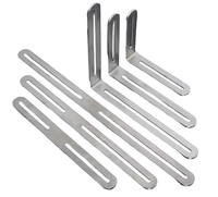 Bandes et tôles métalliques en acier inoxydable sur mesure, bandes perforées, pliage, soudage et accessoires de fixation