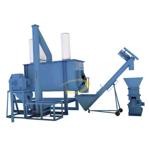 500-1000kg/h feed pallet making machine animal pellet cattle feed manufacturing machine farm feed processing machine