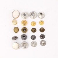 Boutons-pression en laiton doré à ressort de 12,5 mm pour manteaux, sacs, chapeaux, chaussures, salopettes, jeans, chemises
