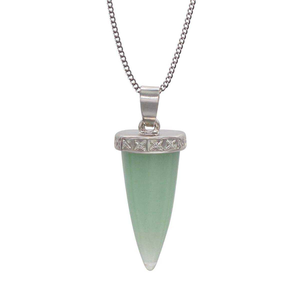 天然石英点水晶占卜摆锤占卜治疗水晶石灵气脉轮基督教复古珠宝 - Product Image 4