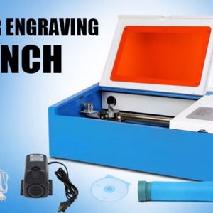 Vevor SIHAO Meilleur Prix 40W K40 USB Laser Graveur 3020 Machine Rotation Roues Mise À Niveau Co2 Gravure Laser Machine De Gravure - Product Image 3