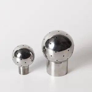 BYCO 304 Stainless Steel CIP Sanitary Static Fixed Tank Cleaning Spray Ball