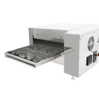 Four à cuisson électrique commercial continu, le plus pratique, pour pizzas, grillades de viande et bretzels