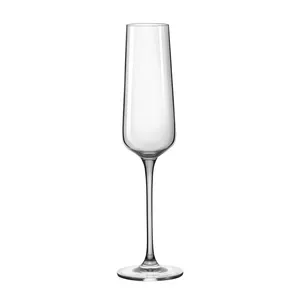 FAWLES Factory Hot Sale Custom Wine Glass Goblet for Gift and Wedding Party Crystal Luxury Flute Champagne Glasses