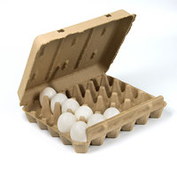 Bandejas de pulpa para huevos de 30 celdas, ecológicas, compostables, biodegradables, desechables, tamaño y capacidad personalizados para llevar, venta al por mayor de fábrica