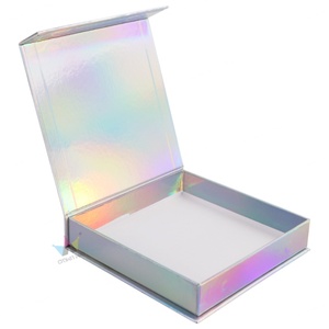 Boîte cadeau magnétique personnalisée Crown Win avec logo, boîte de rangement magnétique holographique, emballage personnalisé avec fermeture - Product Image 3