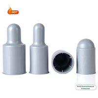 Capuchon de protection antirouille en plastique à double écrou décalé pour boulon de pied, cache-écrou, capuchon de vis hexagonal, usage industriel général