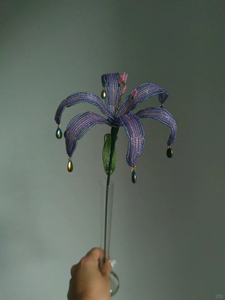 Bouquet de mariée en <span class=keywords><strong>gypsophile</strong></span> perlé à la main, style français, avec perles, pour décoration de mariage, vente en gros - Product Image 1